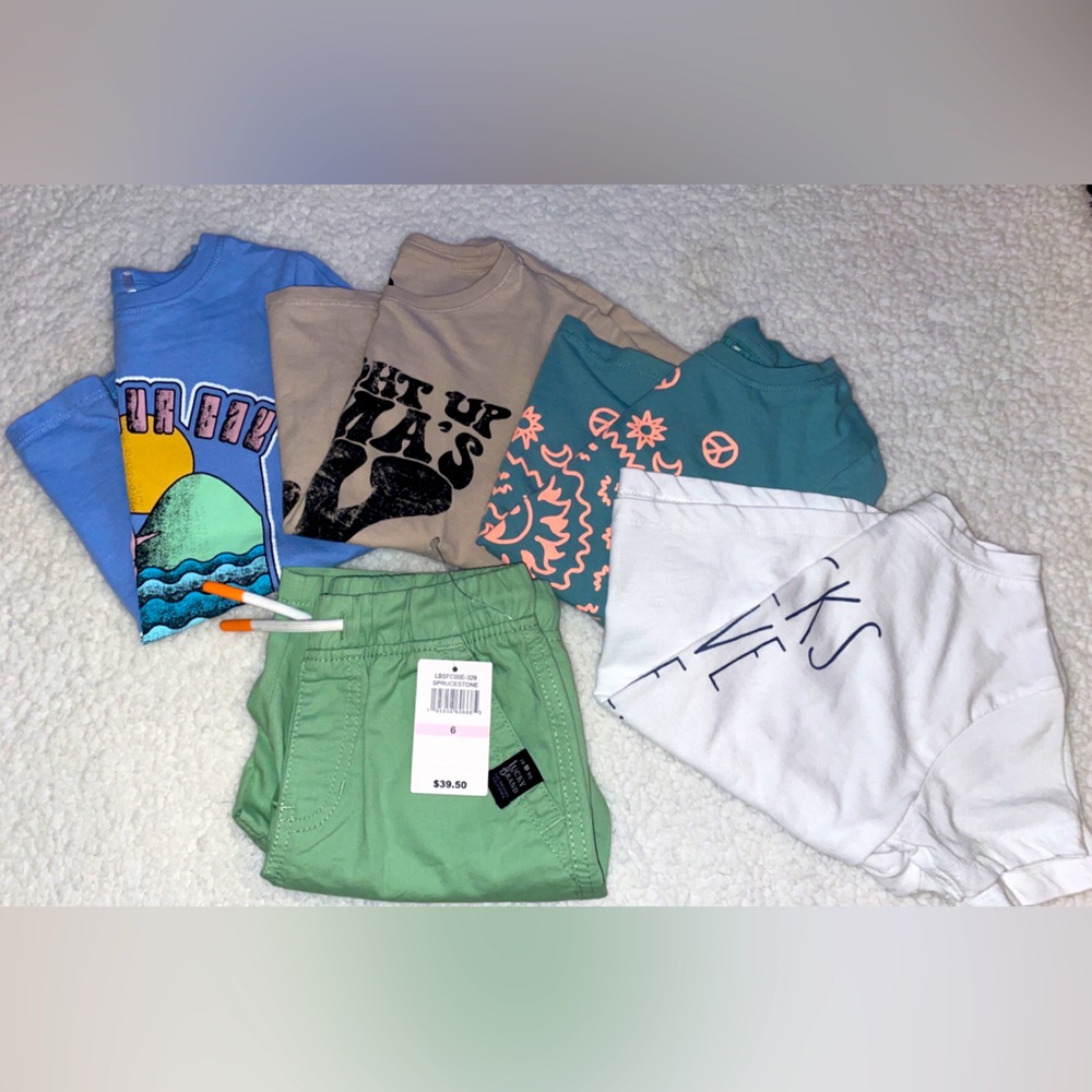 Kids Size 6 - Top & Bottom Clothing Bundle